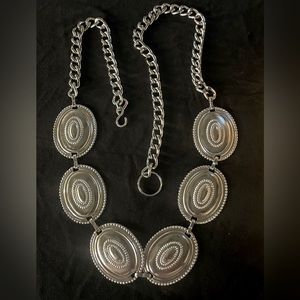 Vintage Belt - Silver Vintage linked belt